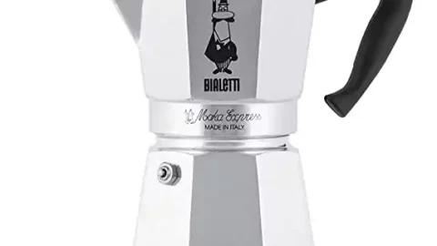 Bialetti Moka Express 6 Cup Espresso Maker / Percolator / Stovetop / Filter Coffee Maker for an Italian Mocha Italian Made