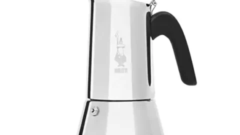 Bialetti New Venus Induction, Stovetop Coffee Maker, (2020 Model) 18/10 Steel; Suitable for Induction and Gas Stove