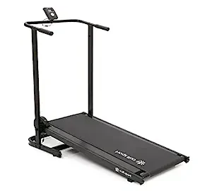 Cultsport quickrun Antony Manual Treadmill for Home Workout I Foldable Treadmill with Wheels I Walking and Running Machine for Home Gym I 6 Months Warranty I Max User Weight 110 kg