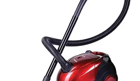 INALSA Vacuum Cleaner for Home Spruce 1200W | with Blower Function | Reusable Cloth dust Bag | Multiple Accessories | Dust Full Indicator | 2 Year Warranty (Red/Black)